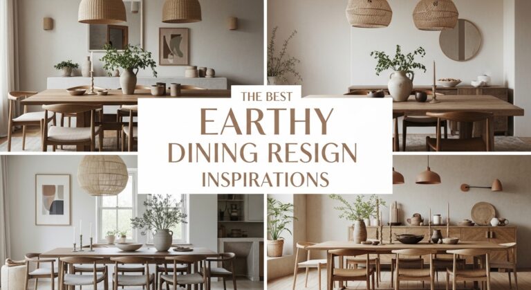 Earthy Dining Room Design Inspirations