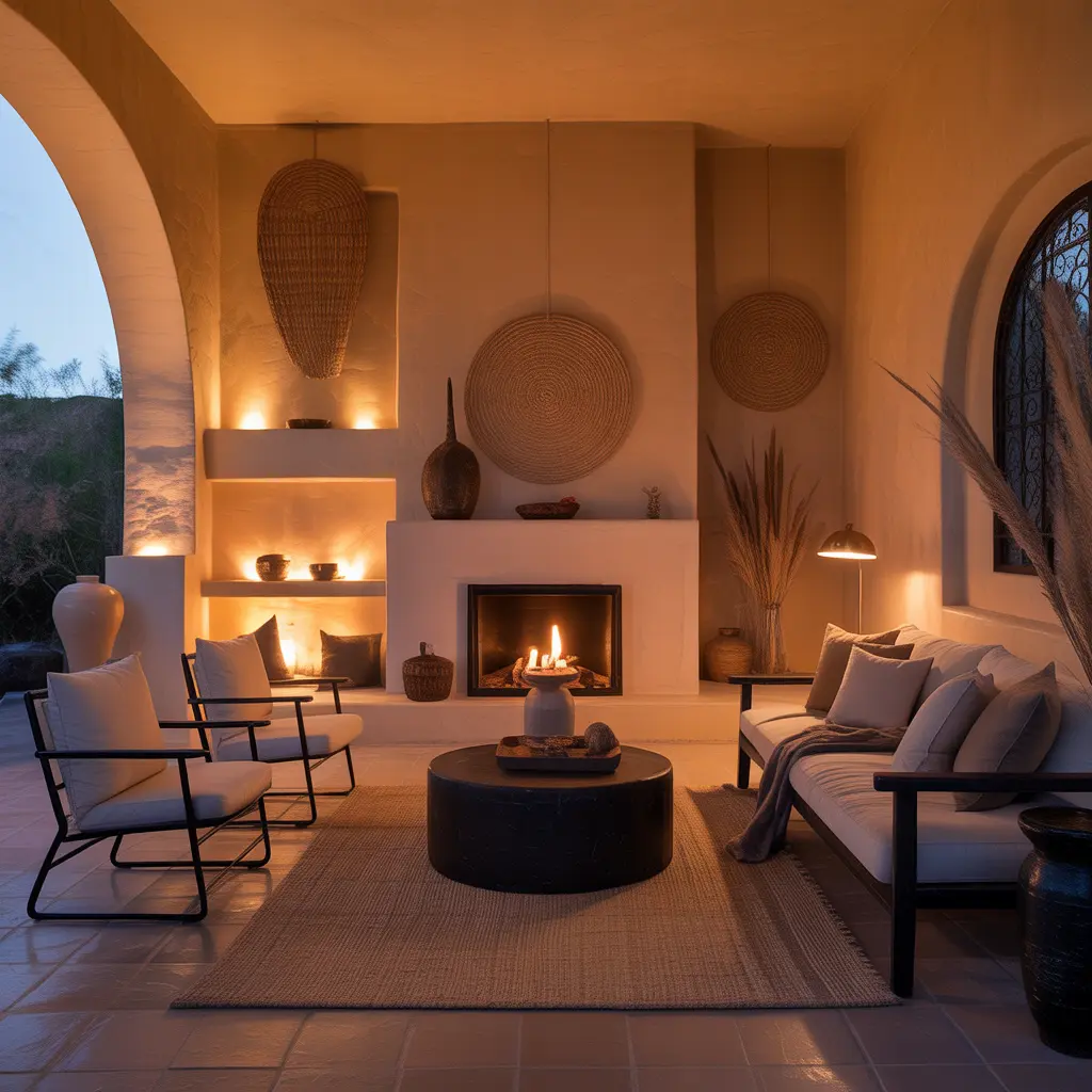 18 Black and Tan Living Room Ideas for Timeless, Sophisticated Comfort 16 Earthy Tan Textured Walls