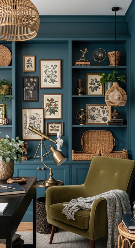 Experiment with Deep Teal Walls