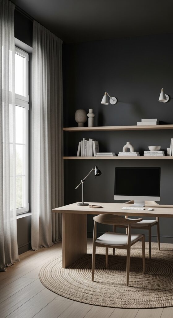 Explore a Dark Scandinavian Look