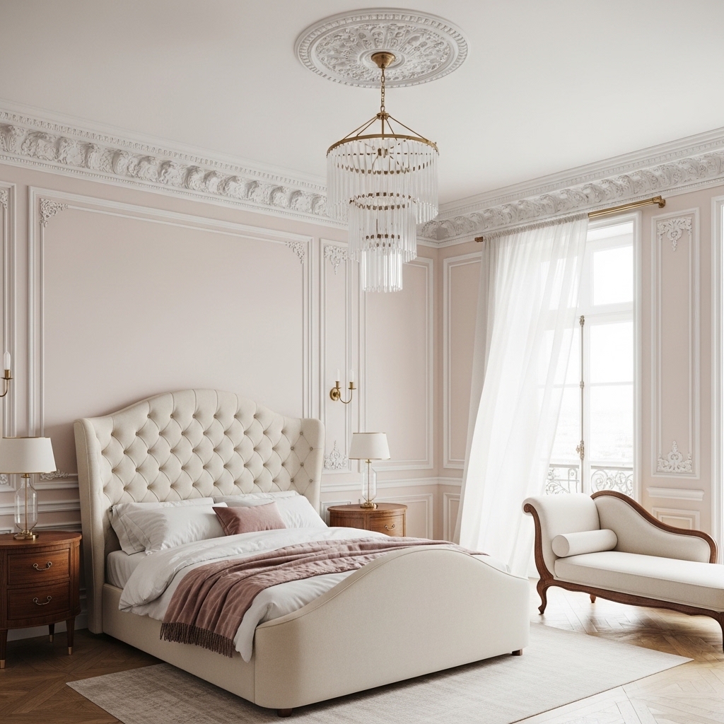 20+ Neo-Classical Master Bedroom Ideas You’ll Pin Now – Elegant, Timeless Inspiration 5 French-Inspired Neo-Classical Romance