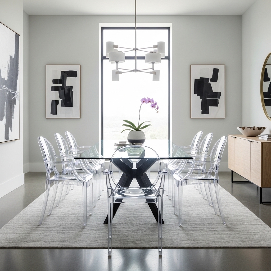 22 Luxury Dining Room Ideas to Create a Space Worth Gathering In 11 Glass Shine Modern Dining