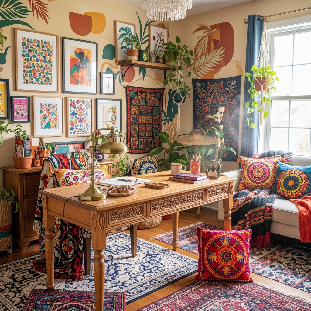 Global Bohemian Gallery Wall