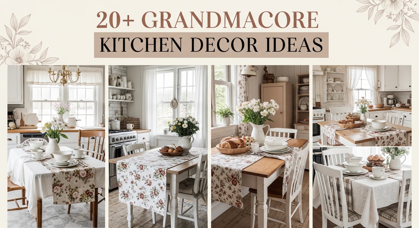 Grandmacore Kitchen Decor Ideas