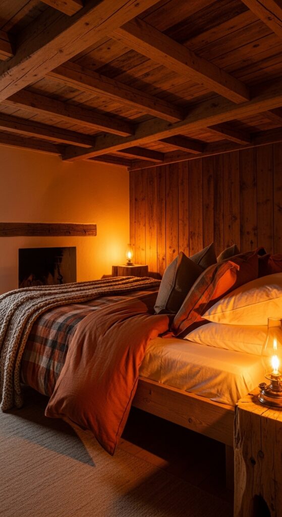 Hearth Glow Inspired Rustic Rest Chamber