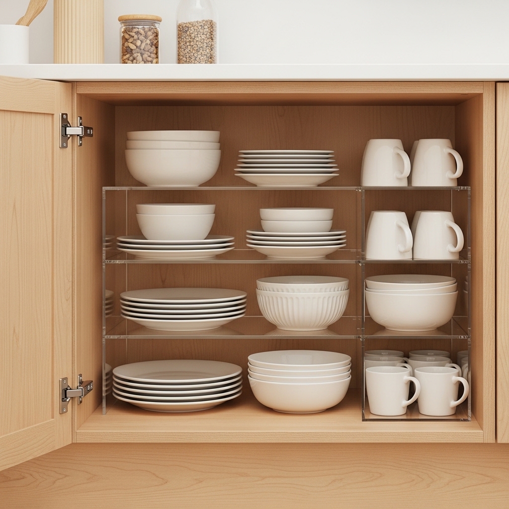 Incorporate Multi-Tier Shelf Risers