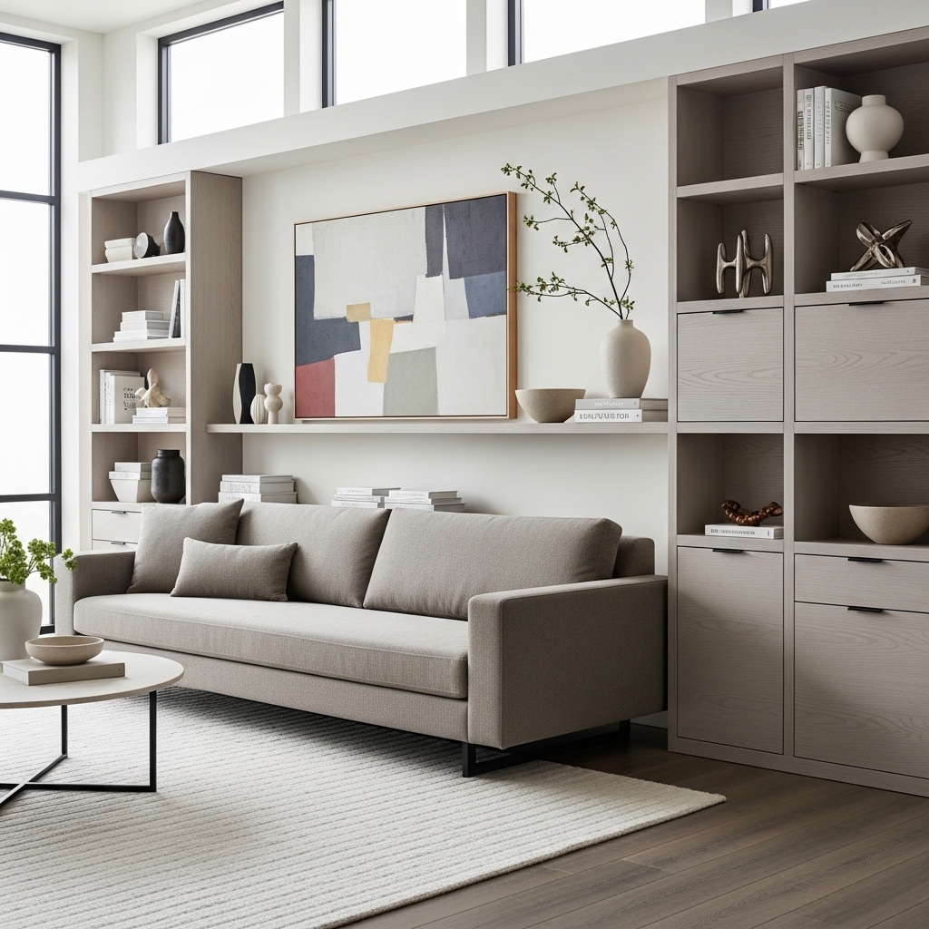  Integrated Storage Elegance