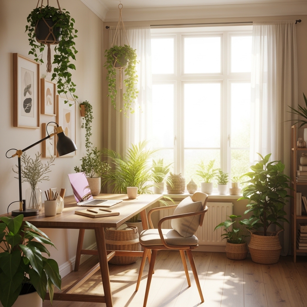 Inviting Work From Home Space