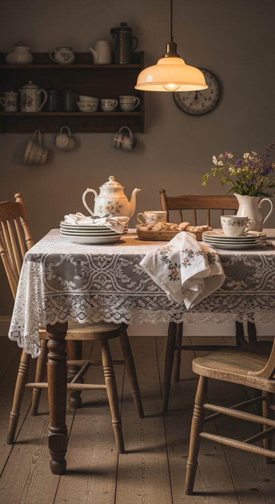 Lace Tablecloths and Doilies
