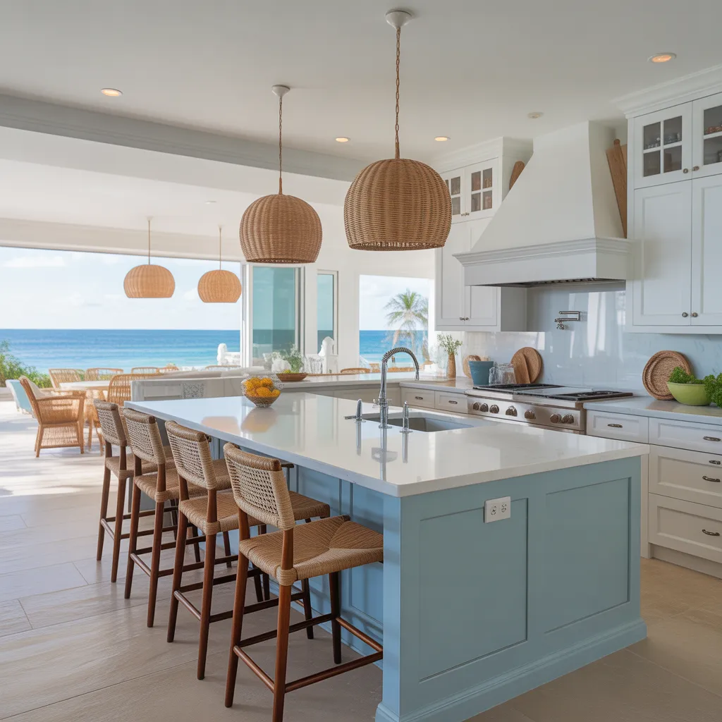 Large Island for Entertaining Guests