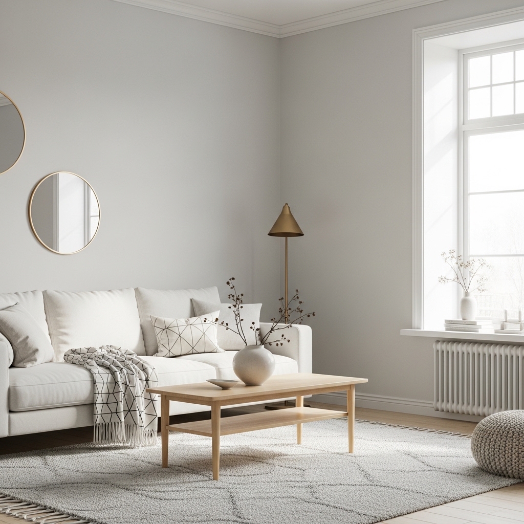 24 Stunning Living Room Paint Color Ideas That Pair Perfectly with Off White Furniture! 6 Light Gray