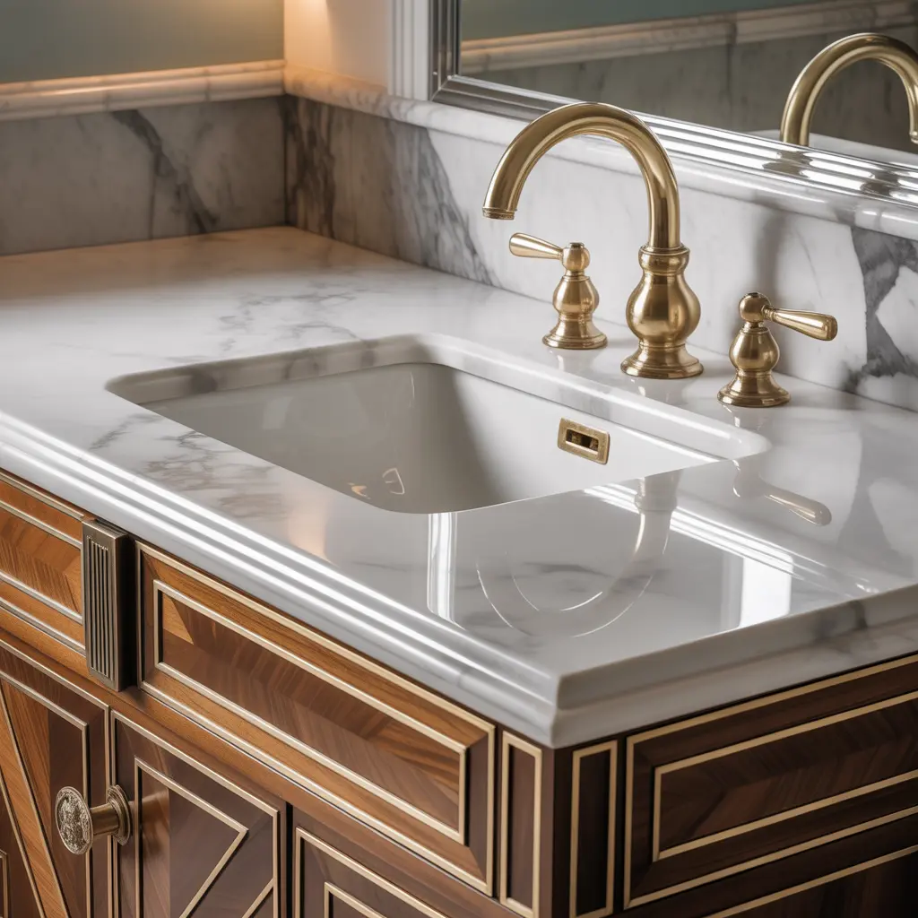 Lavish 1920s Bathroom Ideas Dripping In Elegance 10 Marble Countertops