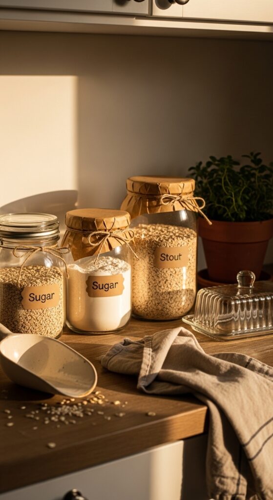 Mason Jars and Glass Canisters