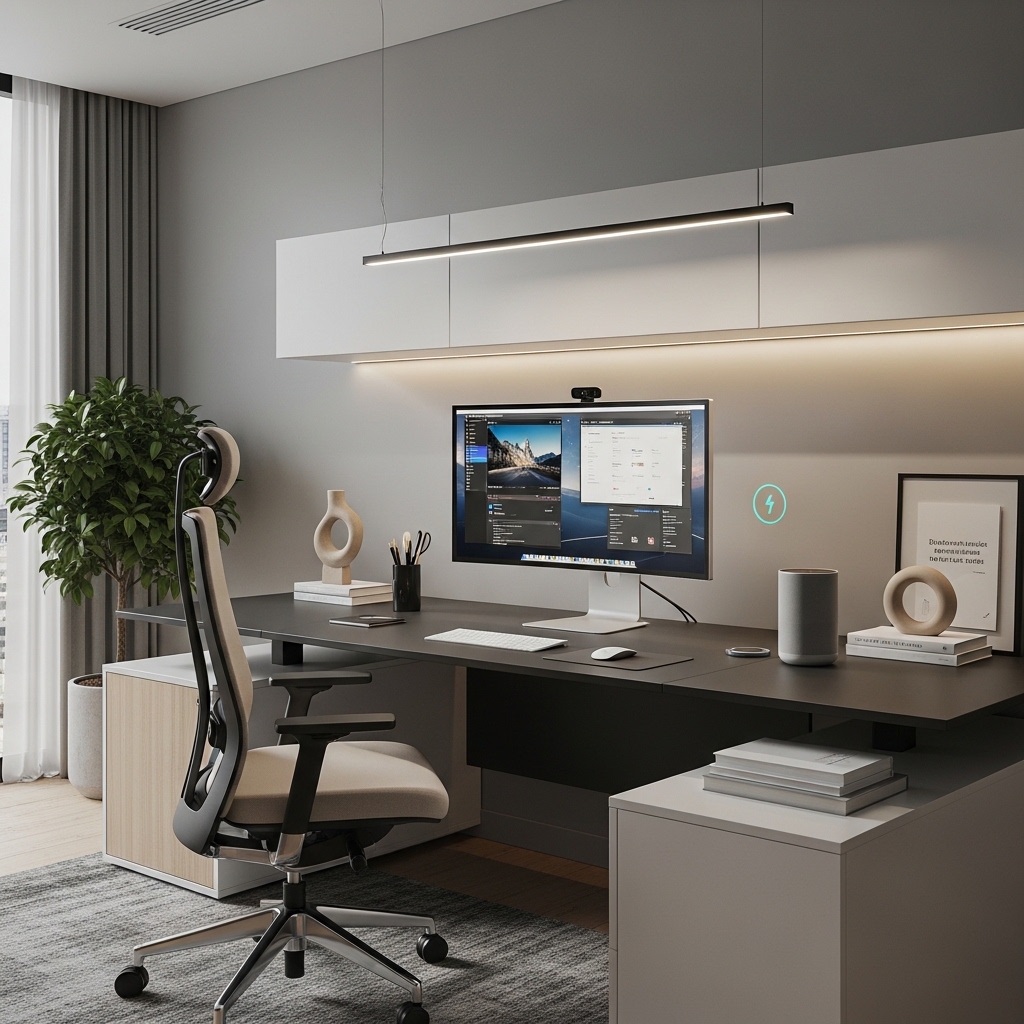 Modern Work From Home Office Setup