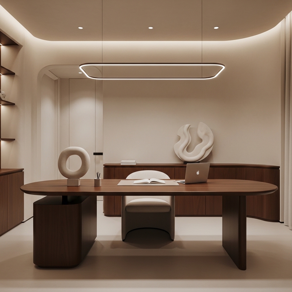 Monochromatic Curved Minimalism