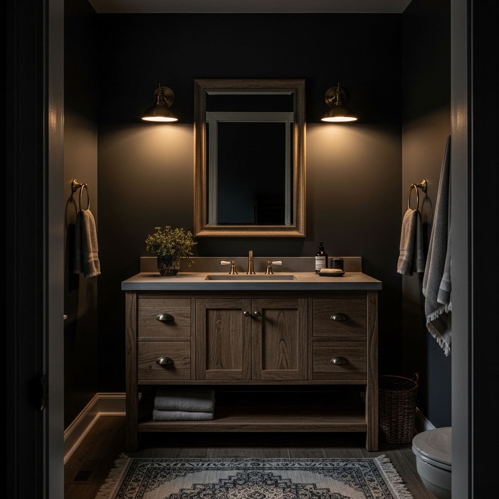 14 Stunning Joanna Gaines Bathroom Transformations 4 Moody Modern Farmhouse