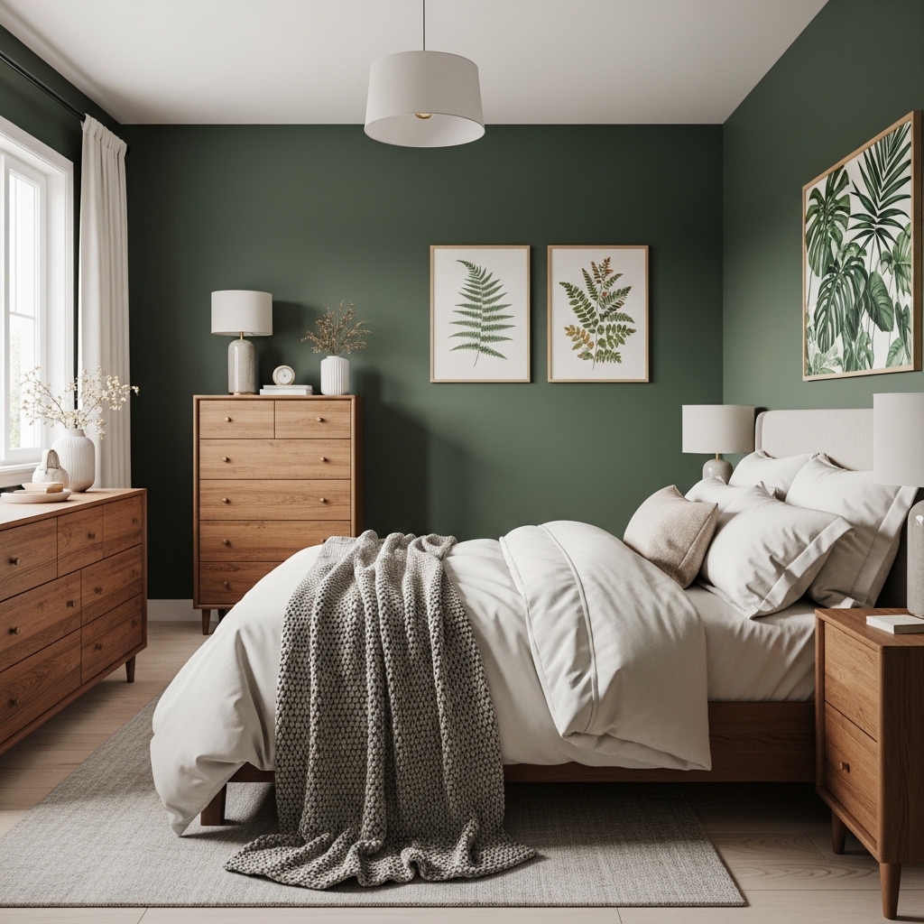 17 Color-Focused Bedroom Themes to Support Calm and Clarity for Moms in Their 40s 9 Moss Green Bedroom Ideas Natural Wisdom