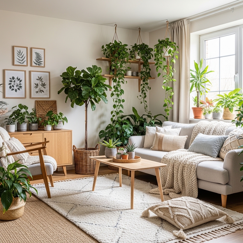 14 Modern Contemporary Living Room Ideas to Add Personality 10 Nature-Infused Warmth