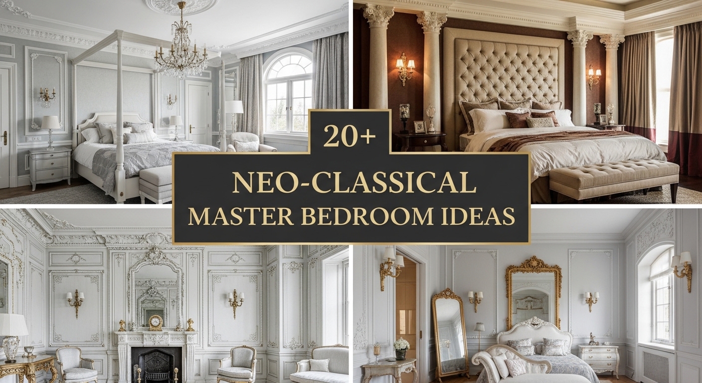 Neo-Classical Master Bedroom Ideas
