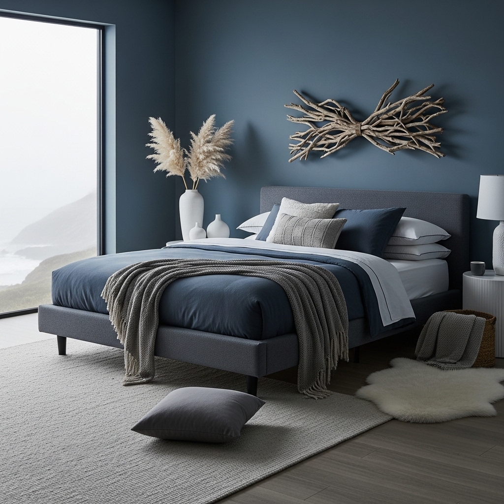 21 Boho Coastal Bedroom Ideas That Capture the Spirit of Coastal Bohemia 16 Ocean Haze