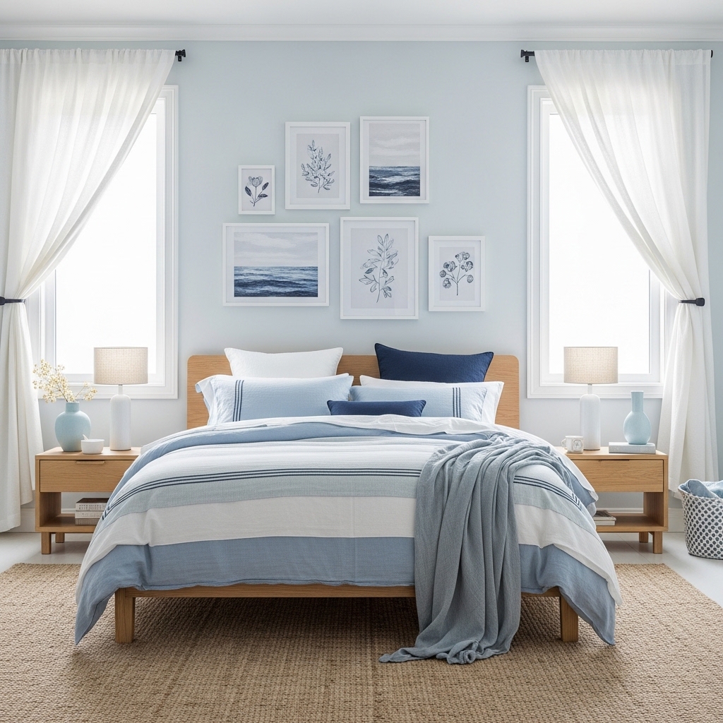 21 Boho Coastal Bedroom Ideas That Capture the Spirit of Coastal Bohemia 4 Ocean Thread