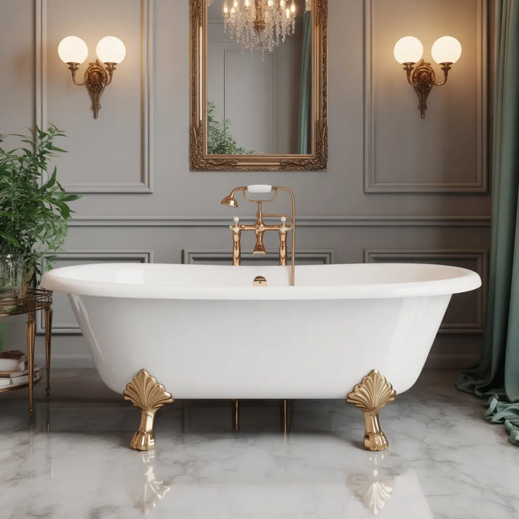 Lavish 1920s Bathroom Ideas Dripping In Elegance 6 Opulent Clawfoot Bathtubs
