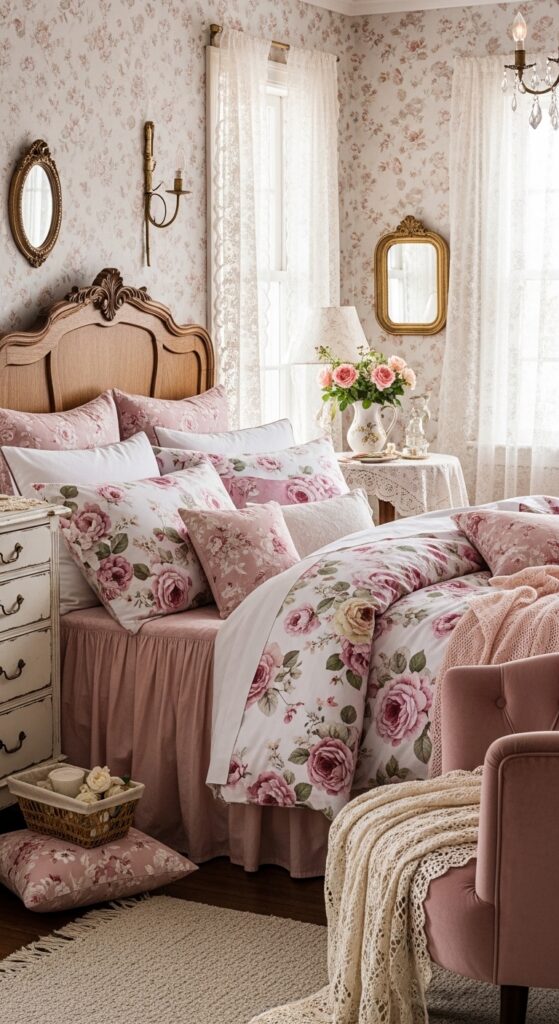 Petal-Layered Countryside Sleep Chamber