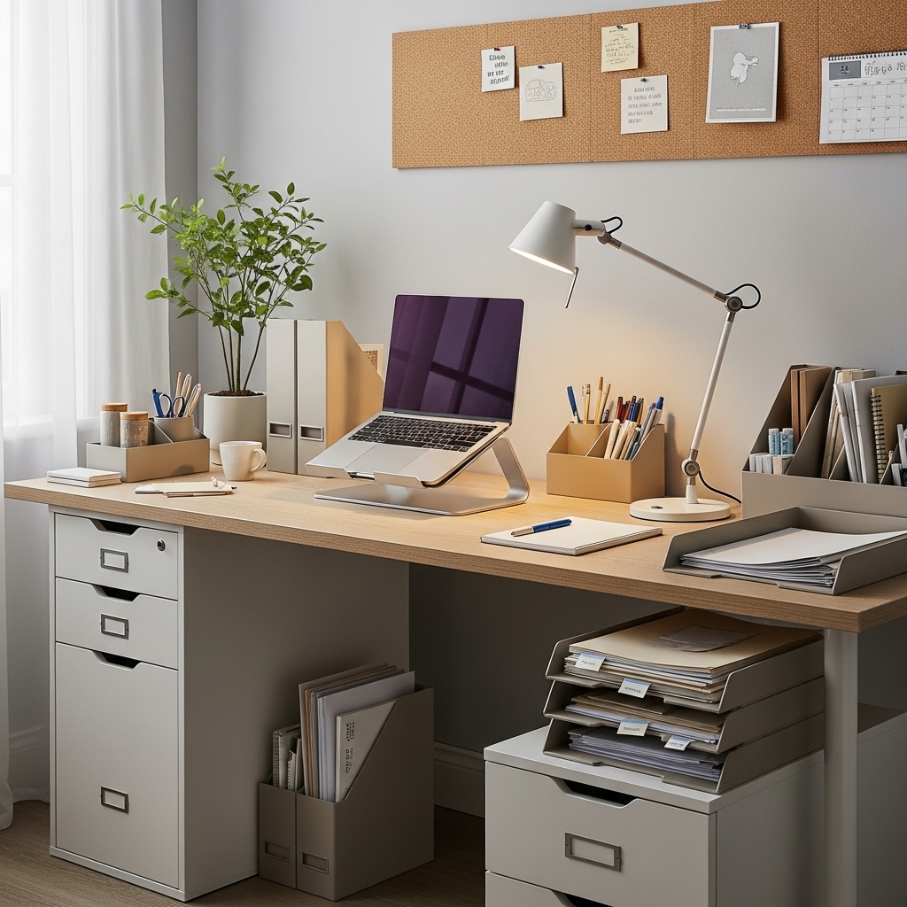 Practical Work From Home Desk Setup