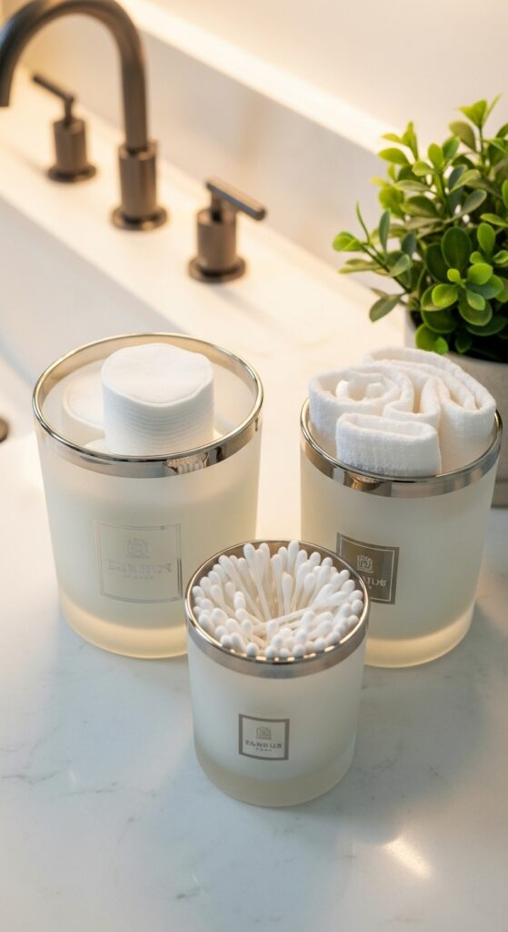 Reuse Diptyque Candle Vessels to Store Your Bathroom Basics