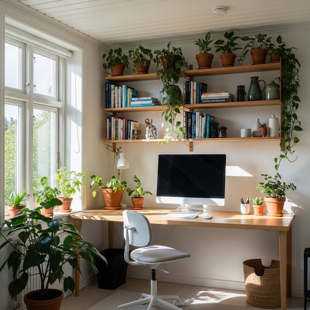 Scandinavian Office Jungle