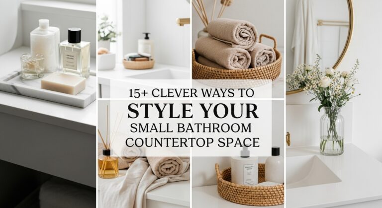 Small Bathroom Countertop Space