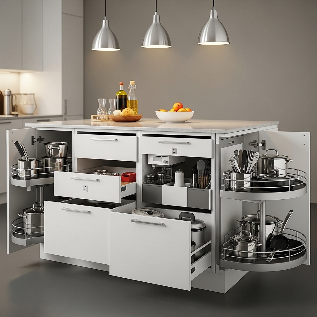 18 Small Kitchen Island Ideas That Combine Functionality with Style 15 Smart Storage Solutions