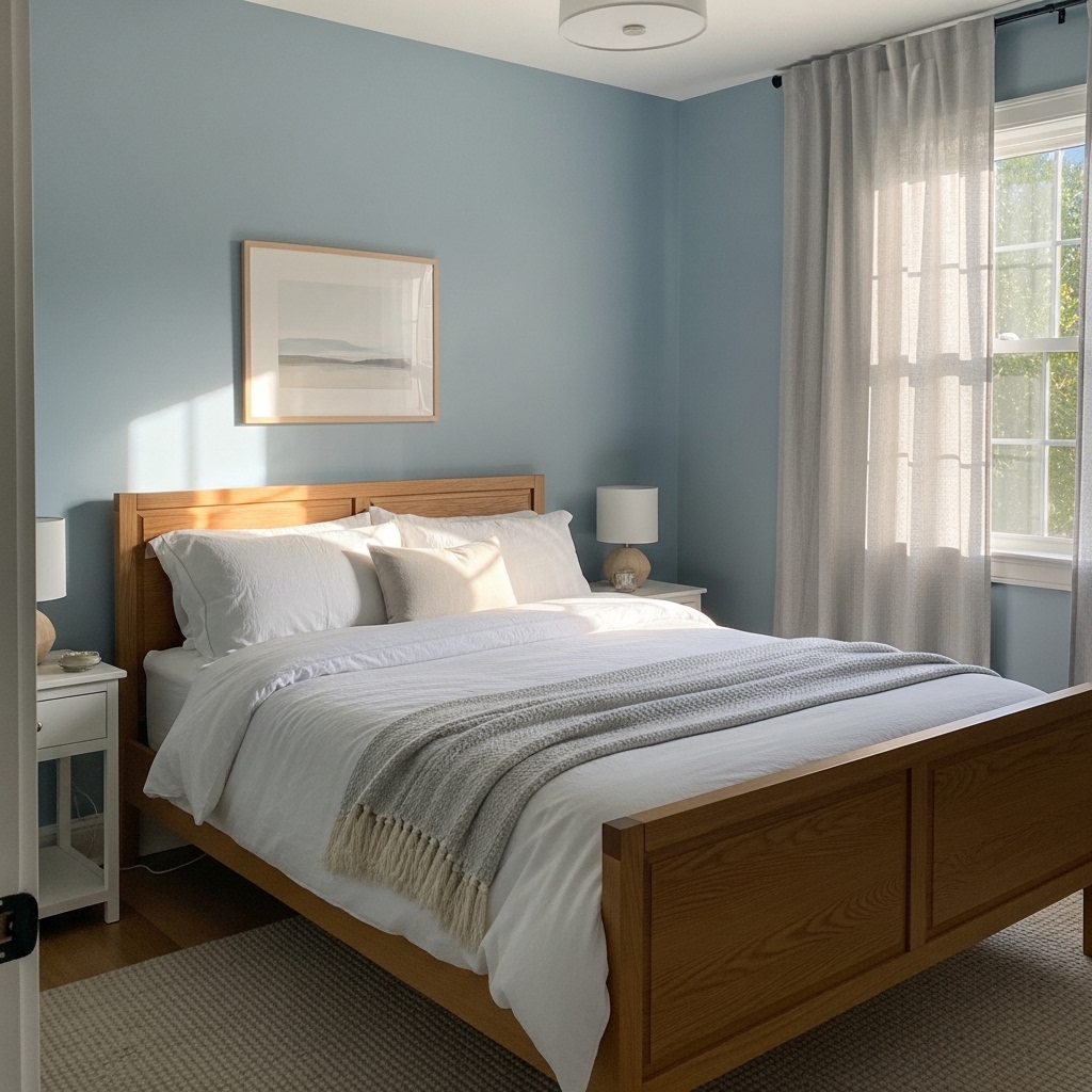 Classic Boys Bedroom Ideas That Never Go Out of Style 16 Soft Blue Walls With Natural Wood Accents