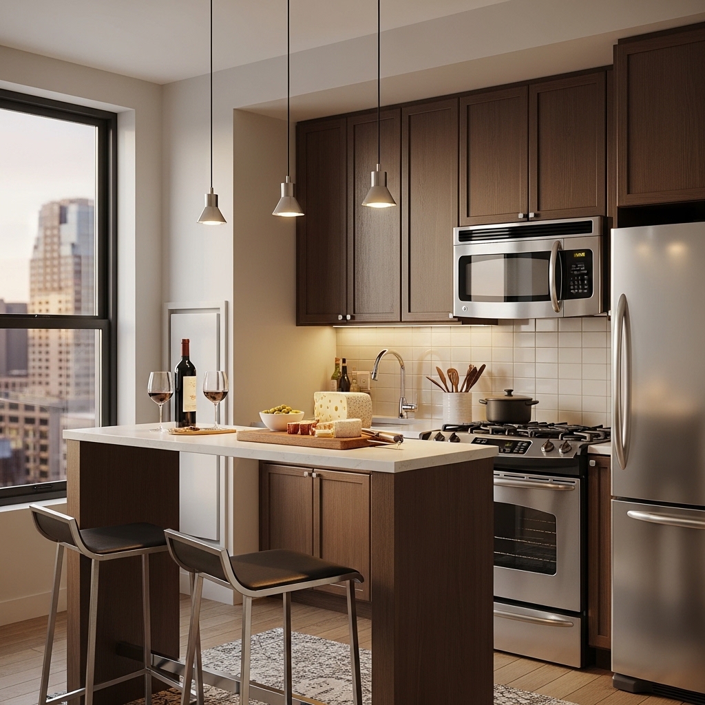 18 Small Kitchen Island Ideas That Combine Functionality with Style 18 The Compact Bar Island