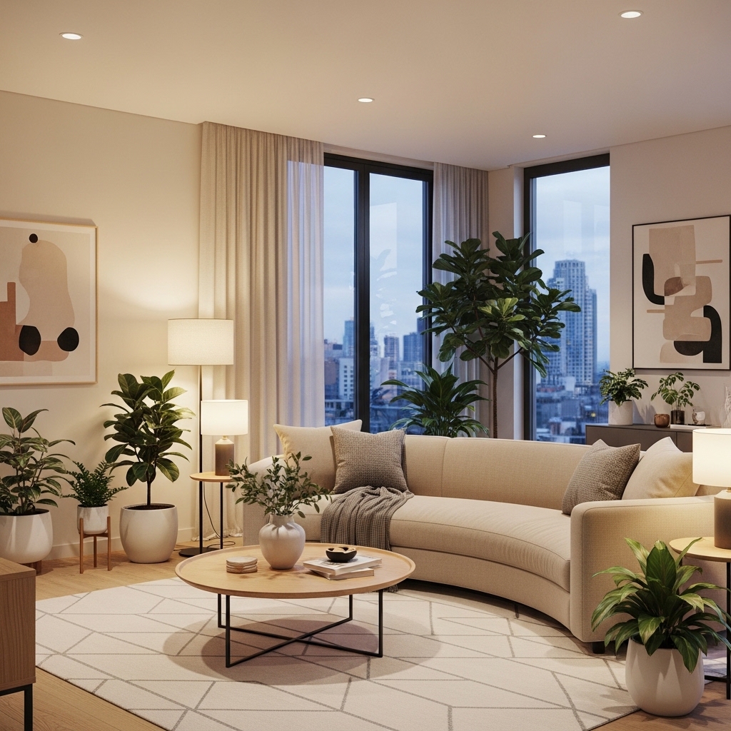 Urban Calm with Soft Geometry