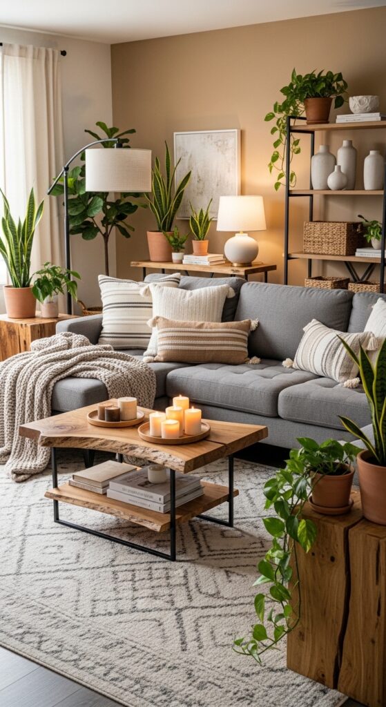 Use A Gray Couch as Your Base