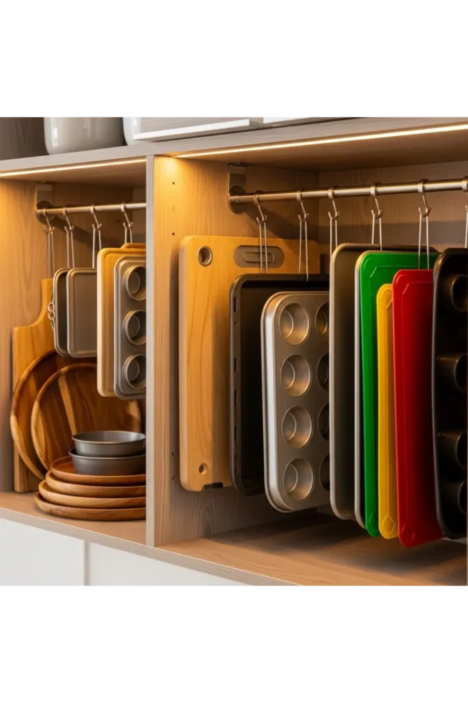 Use Tension Rods for Clever Vertical Storage
