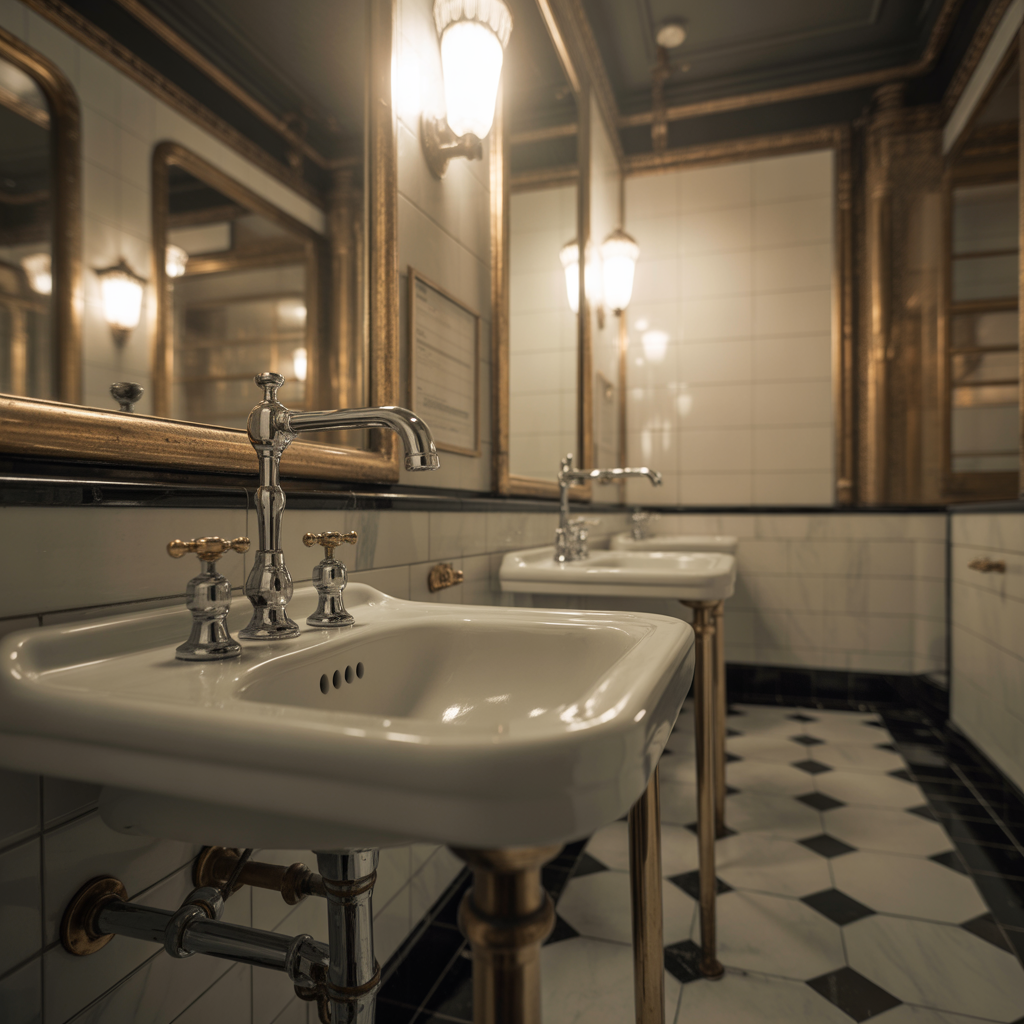 Lavish 1920s Bathroom Ideas Dripping In Elegance 7 Vintage Plumbing Fixtures