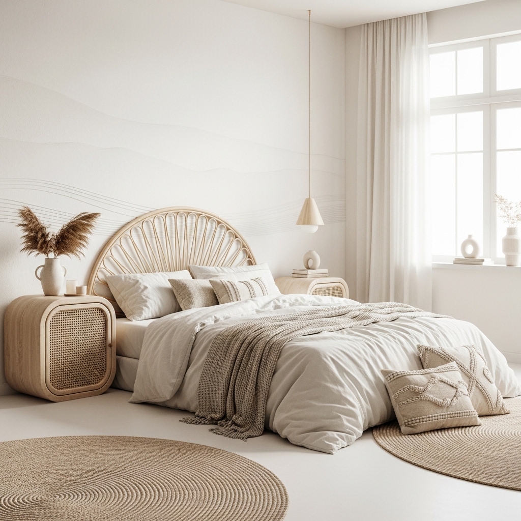 21 Boho Coastal Bedroom Ideas That Capture the Spirit of Coastal Bohemia 19 Wavy Neutral
