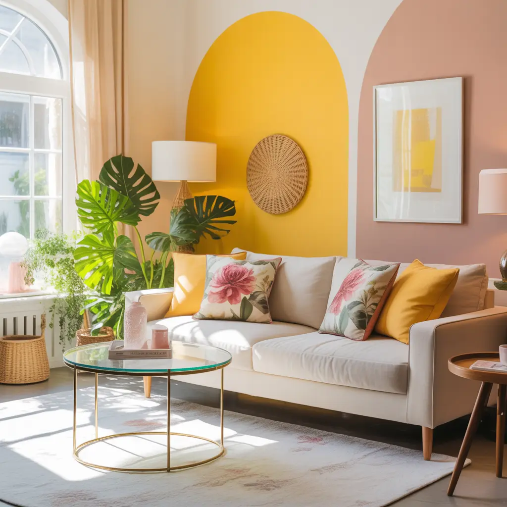 Yellow and Pink Bright and Playful